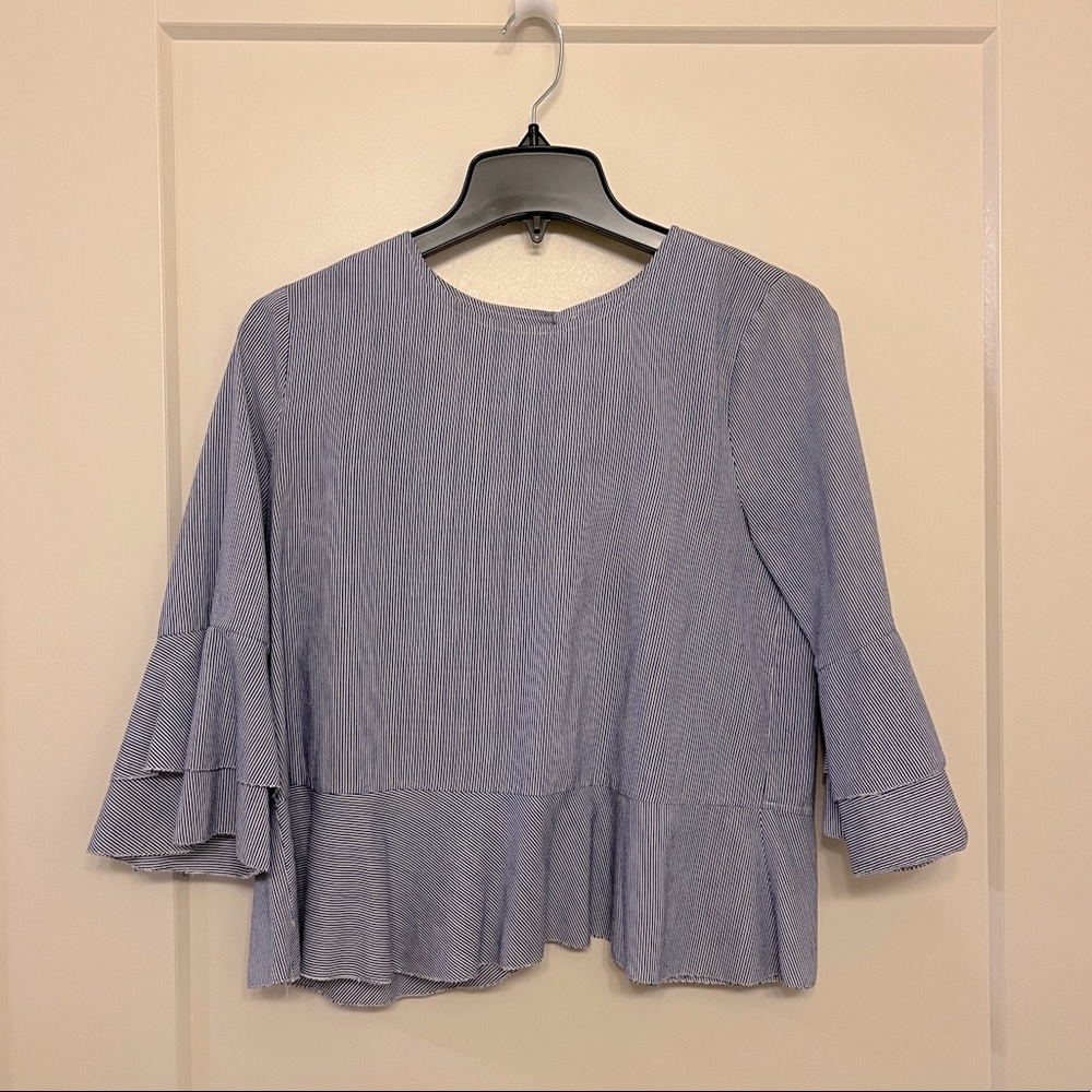 Movint ruffle edge blouse